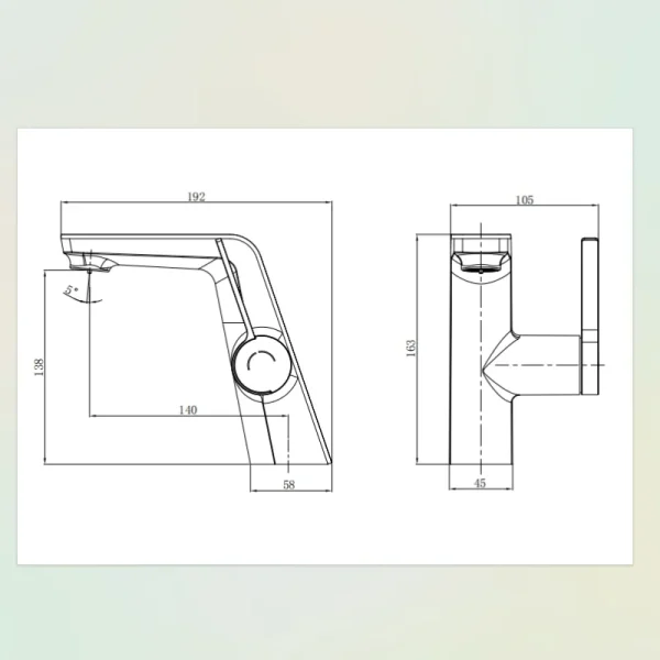 LED Temperature Display Basin Faucet High End Hot Cold Water Mixer Tap Single Hole Bathroom Vanity Sink - Image 6