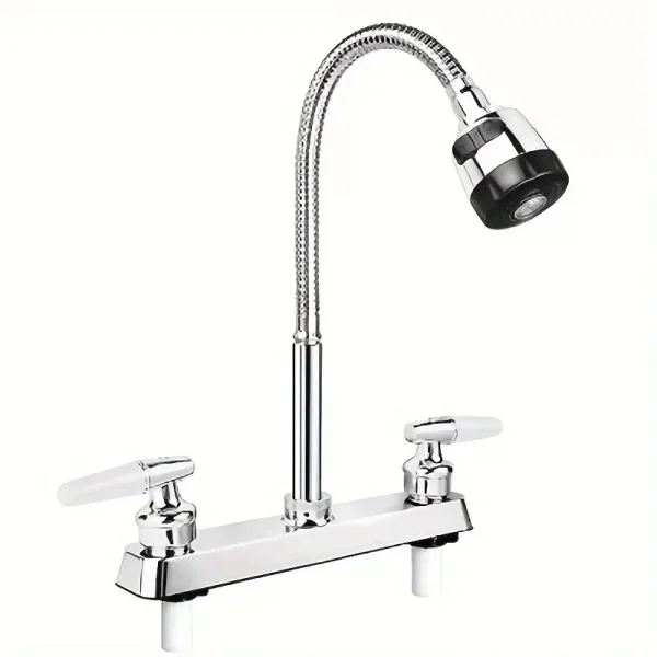 South American RV Kitchen Faucet Dual Port Sink Mixer Tap Splash Proof Kitchen Faucet Replacement Accessory