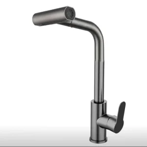 Multi Functional Kitchen Faucet Dishwashing Sink Sprayer Waterfall Spout Hot Cold Swivel Mixer Tap