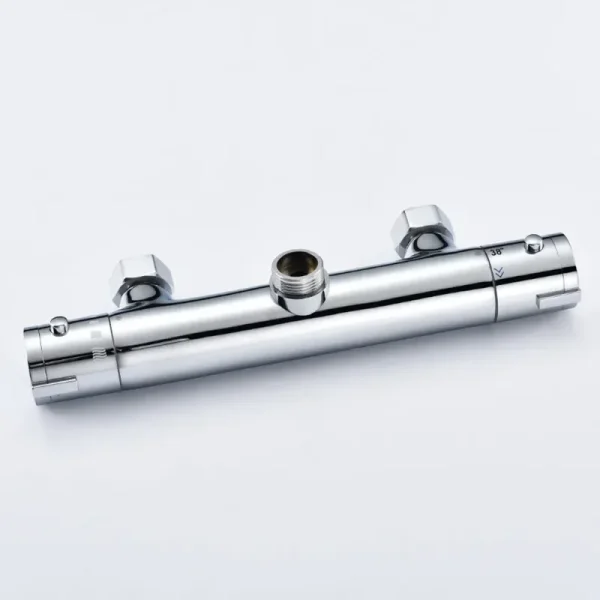 Thermostatic Shower Faucet Mixing Valve Bathroom Shower Tap Chrome Bathtub Shower Faucet with Thermostat - Image 5