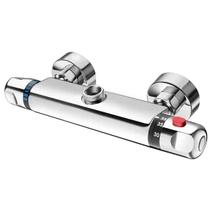Thermostatic Shower Faucet Mixing Valve Bathroom Shower Tub Faucet with Handle Chrome Thermostat Mixer