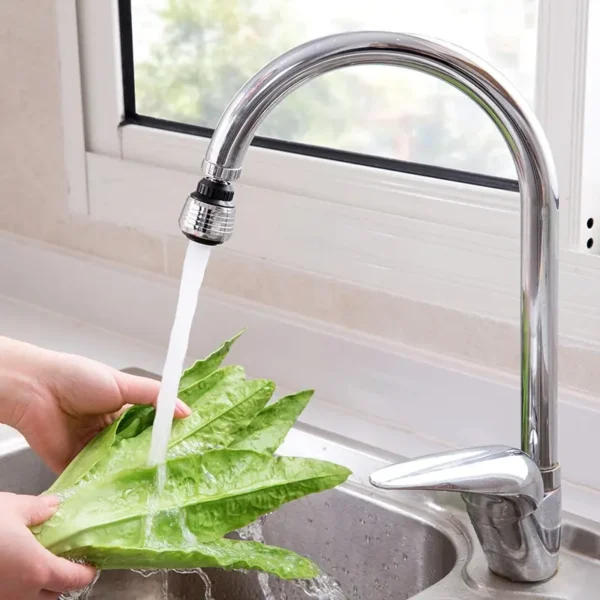 360° Faucet Anti Splash Head Universal Water Saving Rotating Bubbler Aerator Nozzle for Kitchen Sink - Image 4