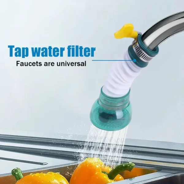 Universal 360° Rotation Faucet Aerator Bubbler Water Saving Nozzle Tap Adapter Kitchen Bathroom Sink Tools - Image 2