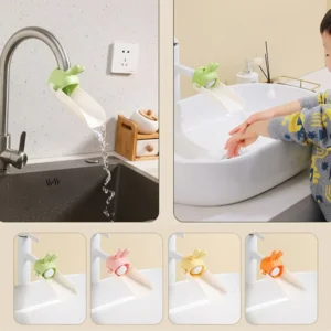 Children Cartoon Faucet Extender Rabbit Tap Water Saving Kids Baby Hand Washing Bathroom Sink Accessory