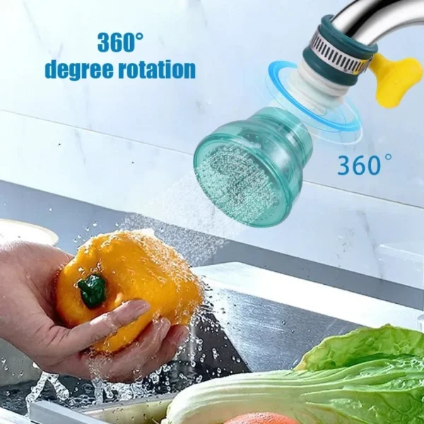 Universal 360° Rotation Faucet Aerator Bubbler Water Saving Nozzle Tap Adapter Kitchen Bathroom Sink Tools - Image 3