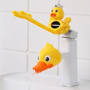Cartoon Faucet Extender Duck Elephant Design Baby Kids Hand Washing Bathroom Sink Tap Extender