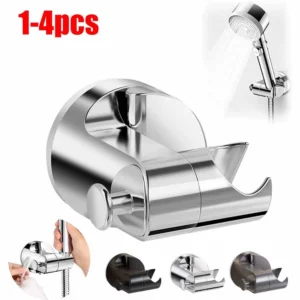 Adjustable Shower Head Holder Suction Cup Wall Mount ABS Universal Strong Load Bearing Bracket Bathroom Accessory