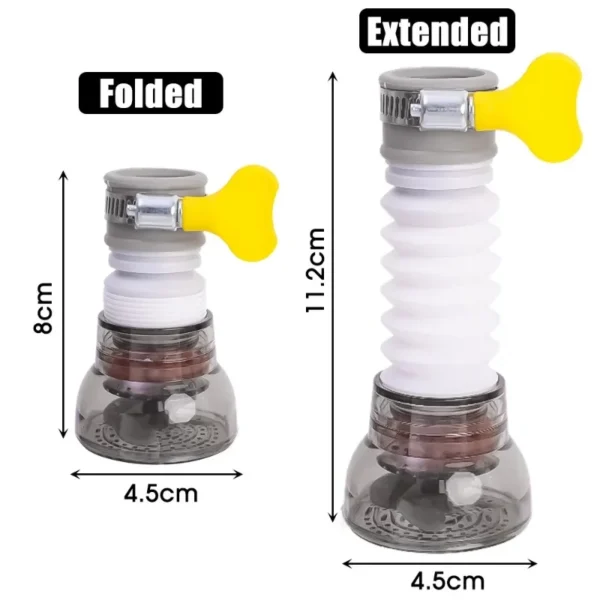 Universal 360° Rotation Faucet Aerator Bubbler Water Saving Nozzle Tap Adapter Kitchen Bathroom Sink Tools - Image 6