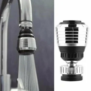 360° Rotating Faucet Extension Tube Filter Nozzle Water Saving Aerator Kitchen Bathroom Tap Adapter