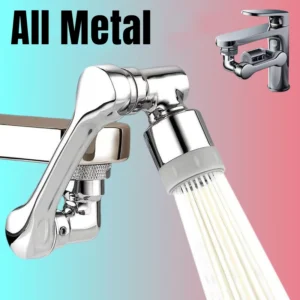 1080° Universal Rotation Faucet Sprayer Head Metal Aerator Nozzle Extender Adapter for Kitchen Bathroom Sink